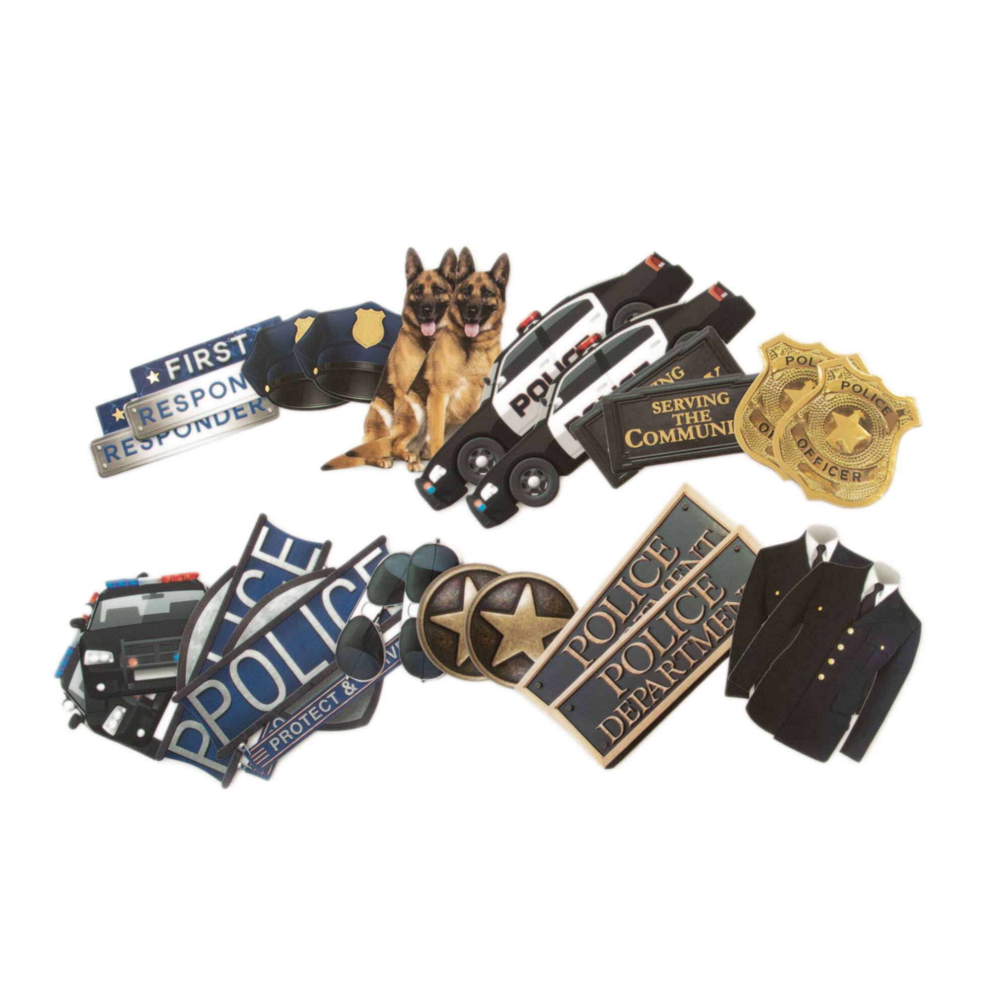 Police Die Cut Stickers by Recollections™
